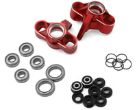 Treal Hobby Arrma Kraton 6S EXB Aluminum Front Steering Knuckles (Red)