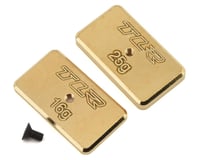 Team Losi Racing 22 5.0 16g & 25g Rear Brass Weight Set TLR331041
