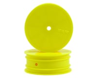 Team Losi Racing Front Wheel, 12mm Hex, Yellow (2) for the 22 3.0 TLR43010