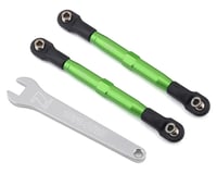 Traxxas 83mm TUBES Green-Anodized 7075-T6 Aluminum Front Camber Links (2) TRA3643G