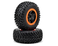 Traxxas Robby Gordon Tire & Wheel (2) (Rear) (Orange)