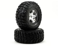 Traxxas Kumho Venture MT Tire w/SCT Rear Wheel (2) (Satin Chrome)