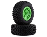 Traxxas 2WD/4WD Mounted SCT Tires & Green Wheels TRA5892G