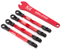 Traxxas Toe Link Aluminum Red Anodized Assembled VXL (4) TRA7038X