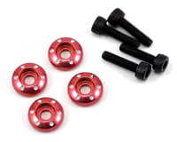 Traxxas 3x12mm CS Wheel Nut Washer Machined Aluminum Red (4) TRA7668R