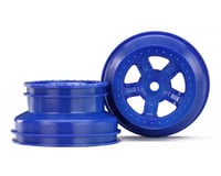 Traxxas Wheels SCT Blue Beadlock Style Dual Profile (2) TRA7673
