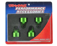 Traxxas Aluminum GTX Shock Caps (4) & Spacers (8) Green TRA7764G