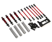 Traxxas TRX-4 Complete Long Arm Lift Kit Red TRA8140R