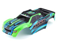 Traxxas Body Maxx Green Painted with Decal Sheet TRA8911G