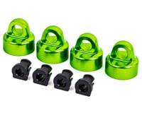 Traxxas Sledge Aluminum Gt-Maxx Shock Caps (Green) (4)