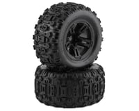 Traxxas Tires/Wheels Glued 3.8In Blk Wheels