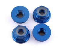 V-Force Designs M4 Flanged Lock Nuts (Blue) (4)