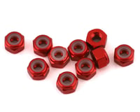 V-Force Designs 3mm Aluminum Lock Nut (Red) (10)