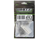Whitz Racing Products HyperLite RC10B74.2 Titanium Upper Screw Kit (Silver)