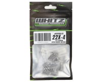 Whitz Racing Products HyperLite TLR 22X-4 Titanium Upper Screw Kit (Silver)