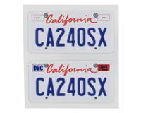 WRAP-UP NEXT REAL 3D U.S. License Plate (2) (CA240SX) (11x50mm)