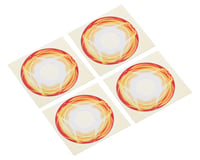 XRAY Truggy Wheel Stickers (Orange) (4)