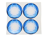 XRAY Truggy Wheel Stickers (Blue) (4)