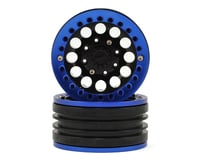 Xtra Speed Aluminum 1.9" Iron Clock Mass Beadlock Wheel (Blue) (2)