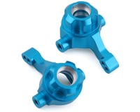 Yeah Racing Tamiya TT-02B Aluminum Steering Knuckles (Blue) (2)