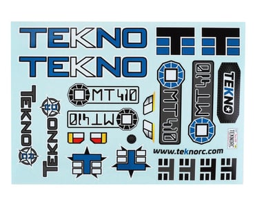 ET410 Tekno RC 7213 Decal Sheet 