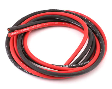 ProTek RC Silicone Hookup Wire (Red) (1 Meter) (14AWG) [PTK-5602