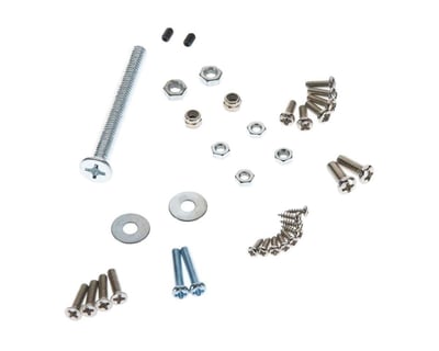 500Pcs RC Screw Kit RC Repair Tool Kit M3 M4 Hex Screws Nut Shell Buckle Hardware Fastener 1/8 1/10 1/12 Scale RC Cars Truck Crawler DIY Parts 