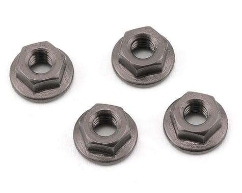 175RC Aluminum 4mm Serrated Wheel Nuts (Grey)