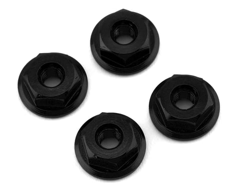 175RC Mini-T 2.0 Serrated Wheel Nuts (4) (Black)
