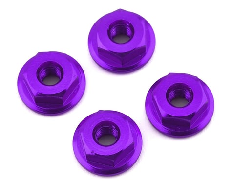 175RC Mini-T 2.0 Serrated Wheel Nuts (4) (Purple)
