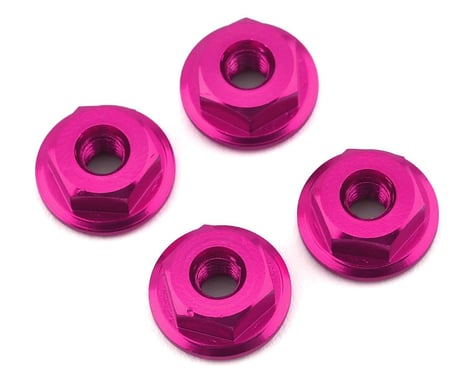 175RC Mini-T 2.0 Serrated Wheel Nuts (4) (Pink)