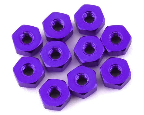 175RC Mini-T 2.0 Aluminum Nut Kit (Purple) (10)