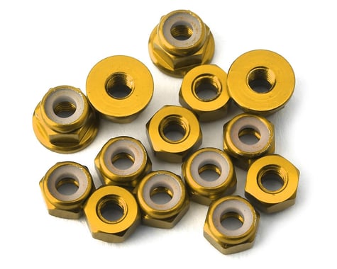 175RC RC10B74 Aluminum Nut Kit (Gold) (14)