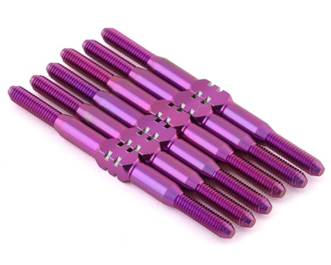 175RC Associated DR10 Titanium Turnbuckle Set (Purple) (6)
