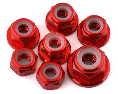 175RC SR10 Aluminum Nut Kit (Red) (7)