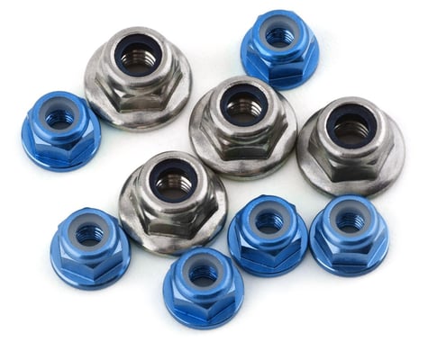 175RC Pro2 Sc10 Nut Kit (Blue) (10)