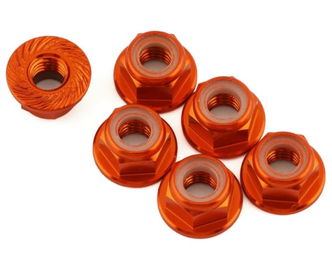 175RC Traxxas Maxx 5mm Wheel Nuts (Orange) (6)