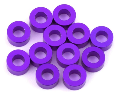 1UP Racing 3x6mm Precision Aluminum Shims (Purple) (12) (3mm)