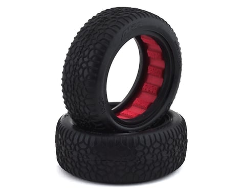 AKA Racing Scribble 2.2" Clay Tires 2WD Front with Red Insert (2) 1/10 Buggy AKA13230CR