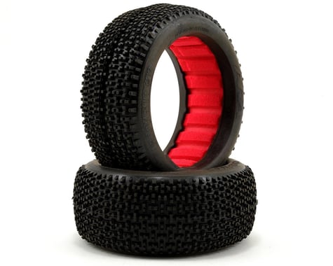 AKA Racing CityBlock Soft 1/8 Buggy Tires with Red Insert (2) AKA14002SR