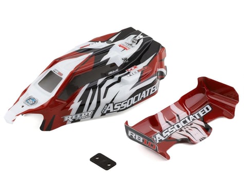 Team Associated RB10 RTR Pre-Painted Body & Wing (Red)