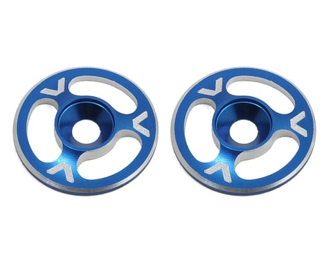 Avid RC Triad Wing Mount Buttons (2) (Blue)