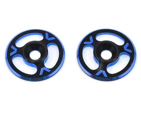 Avid RC Triad Wing Mount Buttons (2) (Black/Blue)