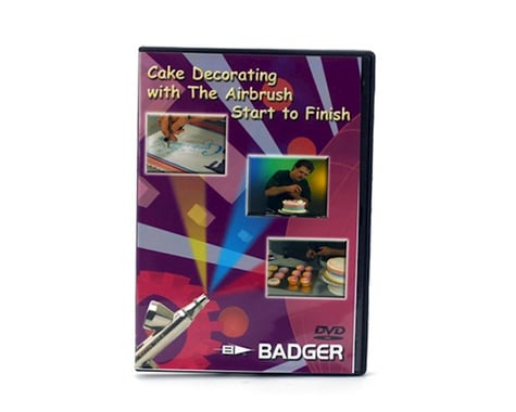 Badger Air-brush Co. Cake Decorating with Airbrush, DVD
