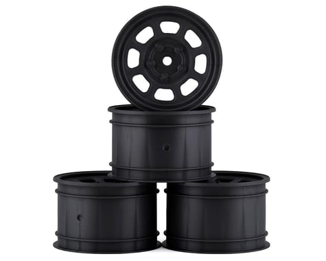 DE Racing Speedway Rear Wheels (Black) (4) (Custom Works/B6)