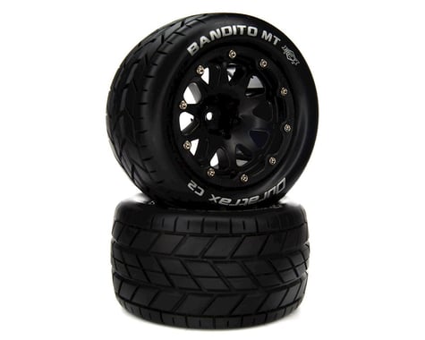 DuraTrax Bandito MT Belted 2.8" Mounted Front/Rear Tires (2) DTXC5536