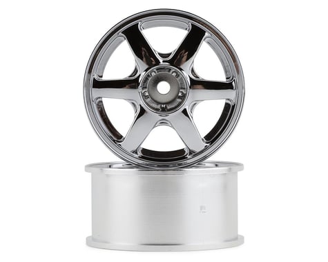 Mikuni Yokohama AVS VS6 6-Spoke Drift Wheels (Polished Silver) (2) (5mm Offset)