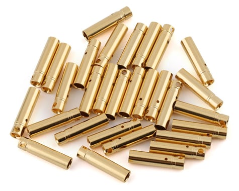 E-Flite Gold Bullet Connectors Female 4mm EFLAEC514