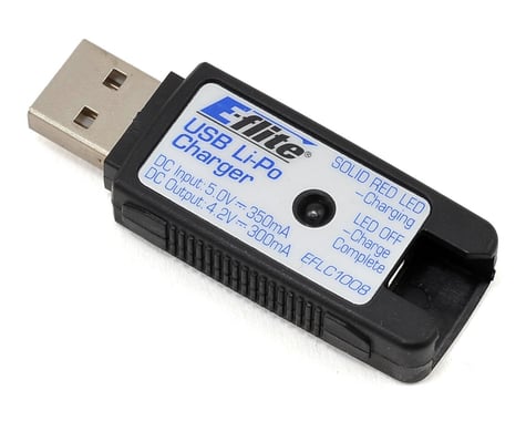 E-Flite LiPo 1S 300mA USB Charger EFLC1008