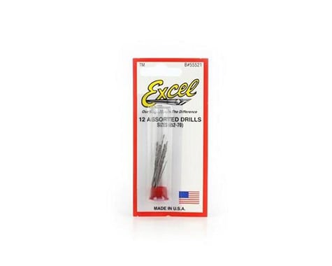Drill Bit Assorted, #52-70 (12), carded